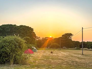 The campsite at sunset (added by manager 16 aug 2023)