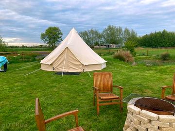 Seating outside the bell tent (added by manager 17 jun 2021)
