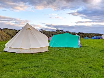 Tents at sunset (added by manager 11 aug 2023)