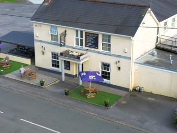 Our pub front and patio (added by manager 11 may 2024)