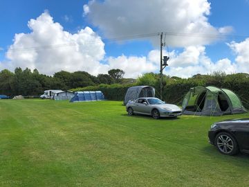 Good size pitches with plenty of space between tents (added by visitor 07 aug 2017)