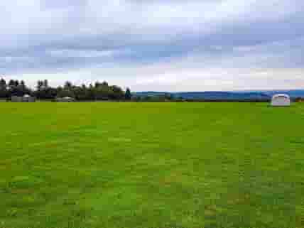 Visitor image of the pitch field with lovely views
