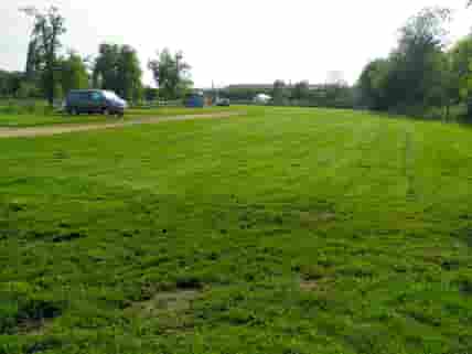 Spacious camping pitches