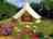 Yorkshire Heart Vineyard: Bell tent exterior 