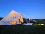 Bell tent at night (added by manager 06 Apr 2022)