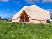 Bell tent exterior (added by manager 21 Mar 2023)