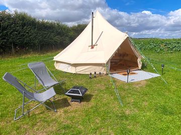 Bell tent on a summer's day (added by manager 25 Jul 2022)