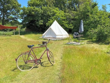 A view of The Stour tent.