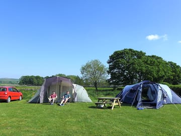 Lots of space for small and large tents