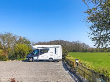 Visitor image of the motorhome pitch