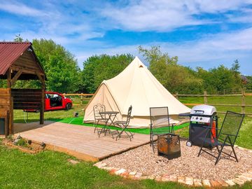 Visitor image of the best set up they have used for glamping so far ! (added by manager 20 Sep 2022)