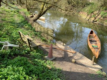 The canoes available for use on the river (added by manager 18 Jul 2015)