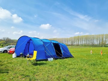 No restrictions on tent sizes for pitching