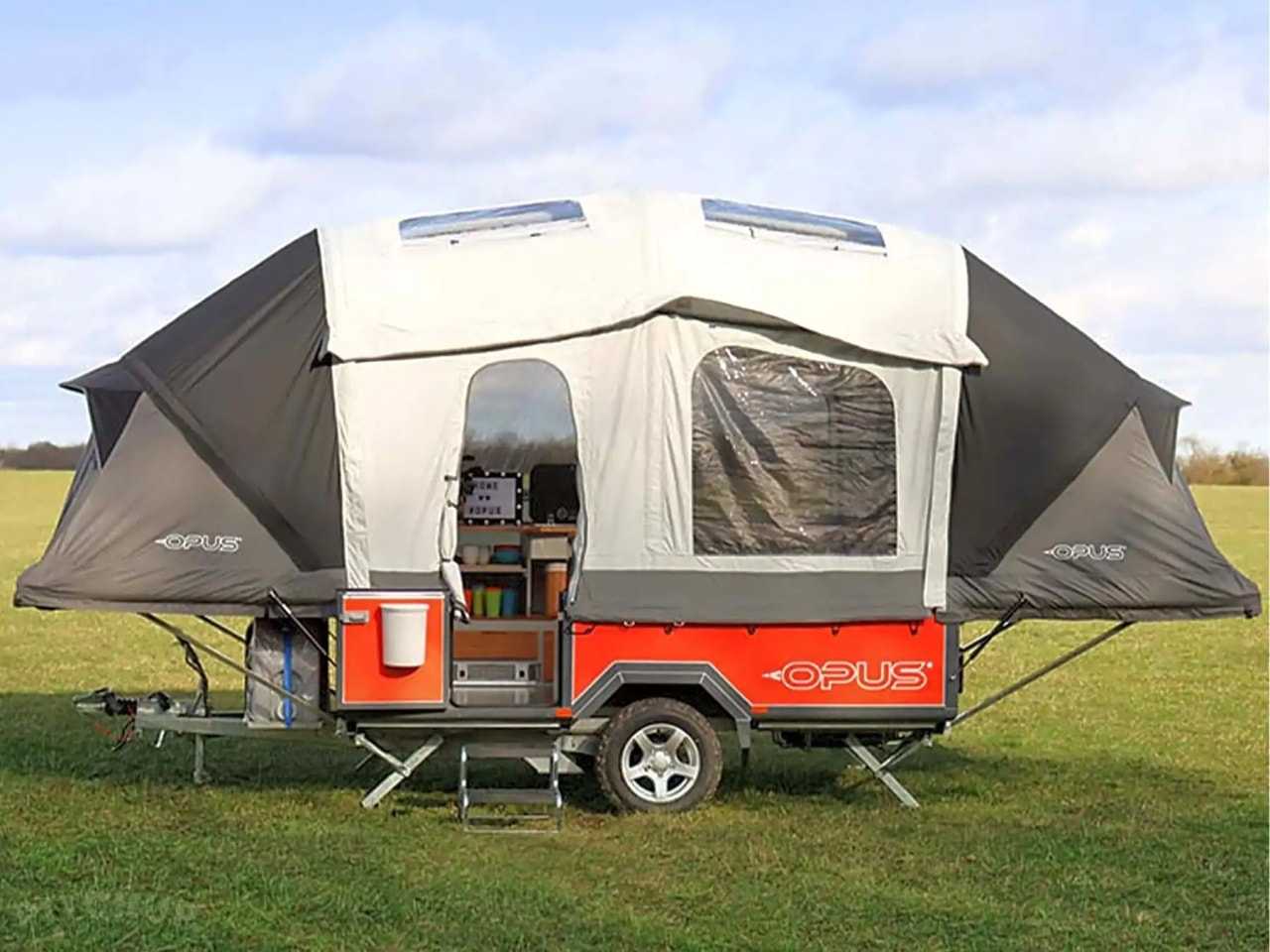 A trailer tent is a convenient all-in-one solution that’s easy to transport and set up