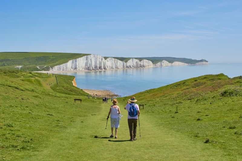 Walking the East Sussex Coast towards the Seven Sisters (Marc Najera on Unsplash)