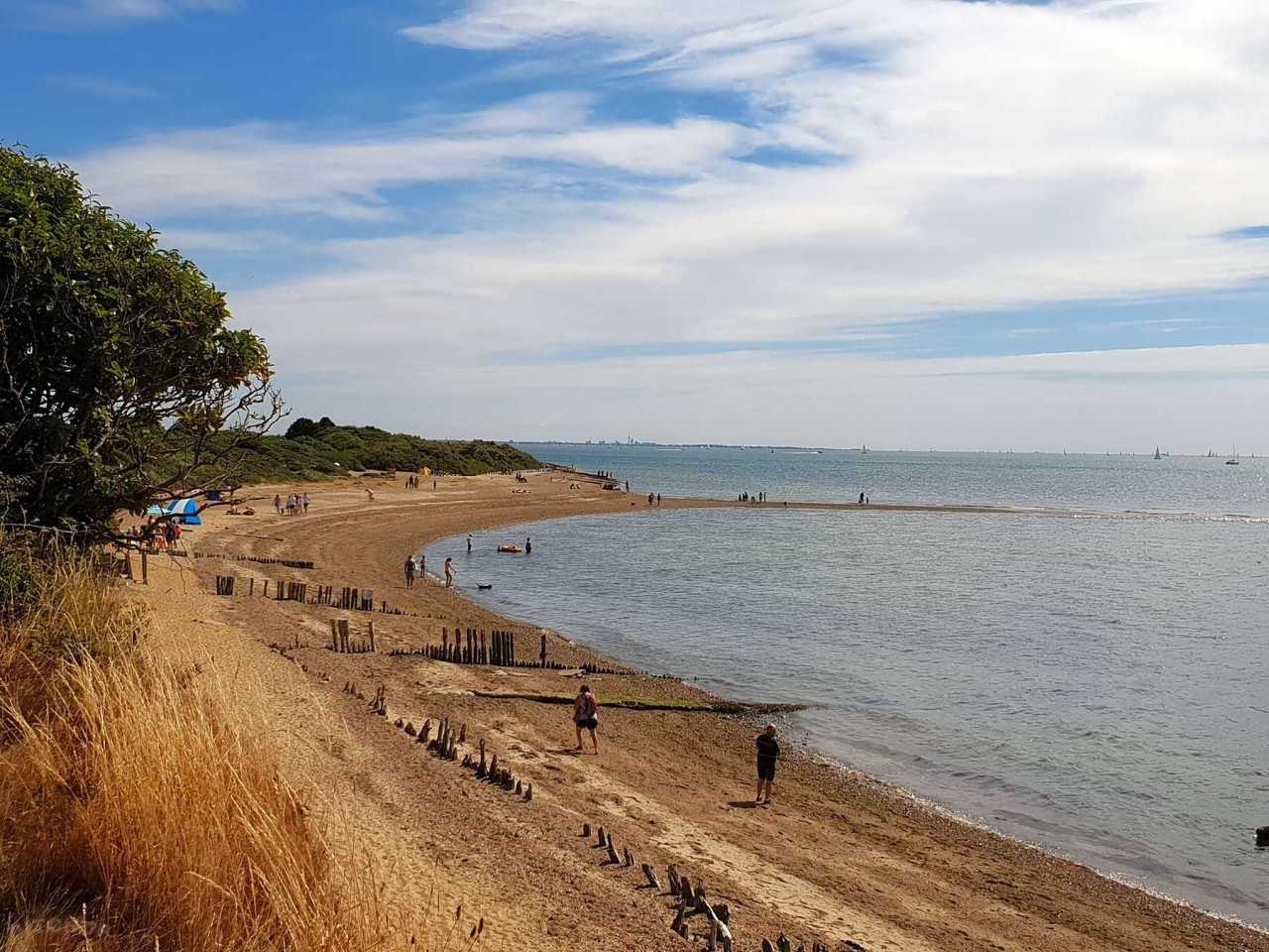A summer’s day at Lepe Beach