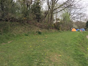 Small tents pitch, less than a minute's walk from the pub (added by manager 18 oct 2016)
