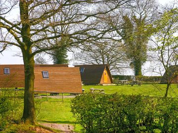 Wigwams as seen from long friday wood (added by manager 21 sep 2022)