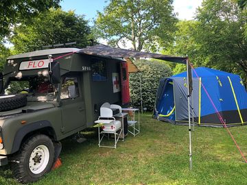 Flo a 1987 military ambulance renovated for a great camping experience. (added by manager 29 may 2021)