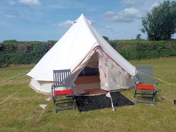 Caswell bay galmping bell tent - sleeps 4 (added by manager 12 aug 2023)