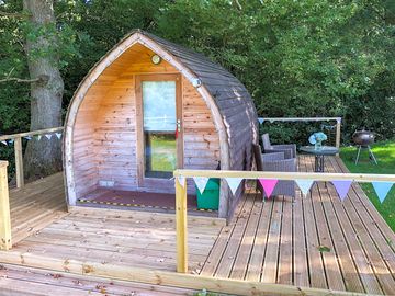 Visitor image of the woodland camping pod (added by manager 27 oct 2022)