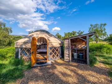 Yurt with private camping kitchen (added by manager 23 feb 2024)
