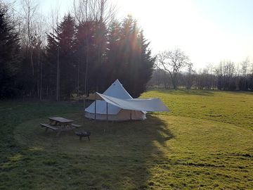 Space around the bell tent (added by manager 15 feb 2023)