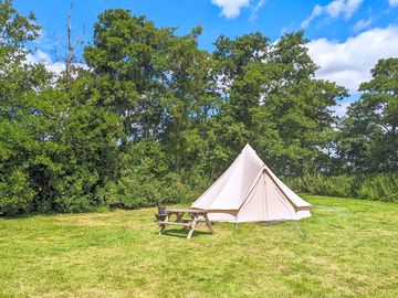 Peaceful pitch with a bell tent (added by manager 17 jan 2023)