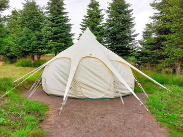 Bell tent exterior (added by manager 13 sep 2022)