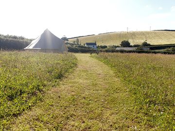 Walkway to the bell tent (added by manager 15 jul 2021)