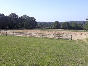 View of the hay field from the pitch (added by manager 01 feb 2022)
