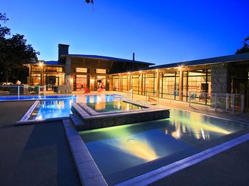 The heated swimming pool at night (added by manager 04 feb 2016)