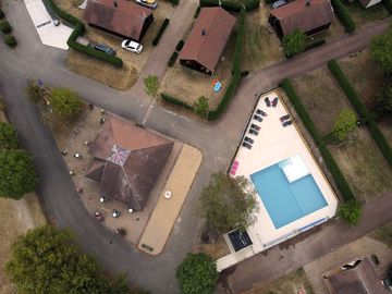 Aerial view with swimming pool (added by manager 07 mar 2024)