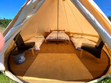 Furnished bell tents (added by manager 08 jan 2024)