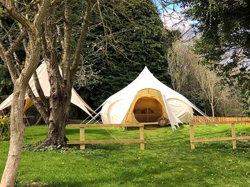 Bell tent exterior (added by manager 16 jun 2021)