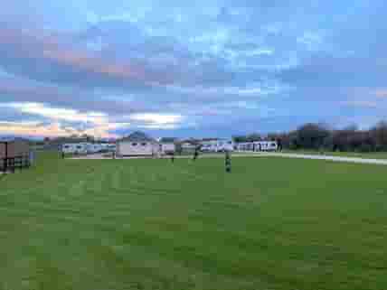 Fresh cut on the grass and hardstanding pitches