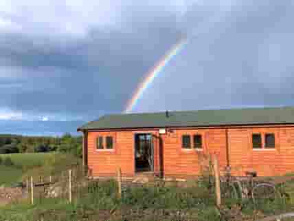 Rainbow over Curlew cabin