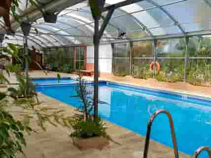 Covered swimming pool, perfect for swimming in bad weather (added by manager 15 Jan 2016)