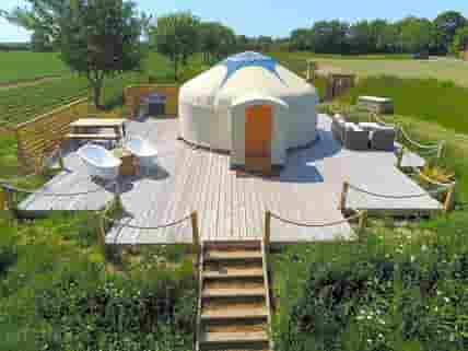 Yurt decking