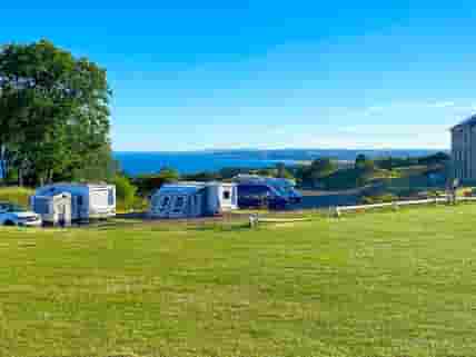 View from the motorhome pitches