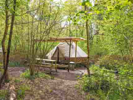 Secluded bell tent