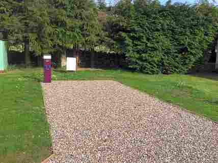 Fully serviced hardstanding pitch