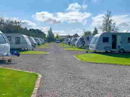 Touring caravan and campervan pitches