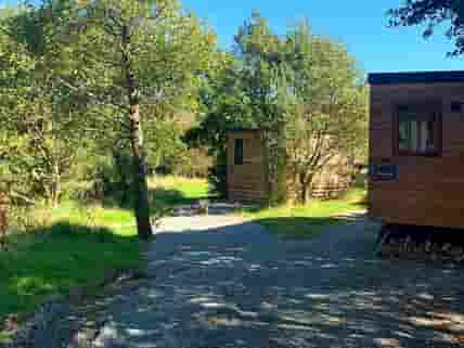 Parking areas for Blue Skye and Moonrise micro lodges