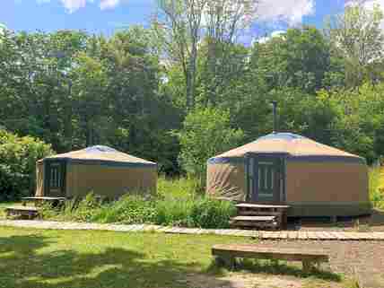 Both yurts (added by manager 23 Jan 2024)