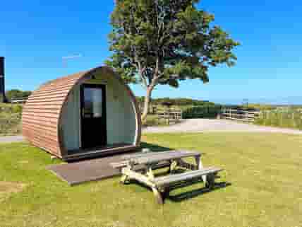 The Highland Cow camping pod