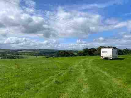 Grass pitches with spectacular views