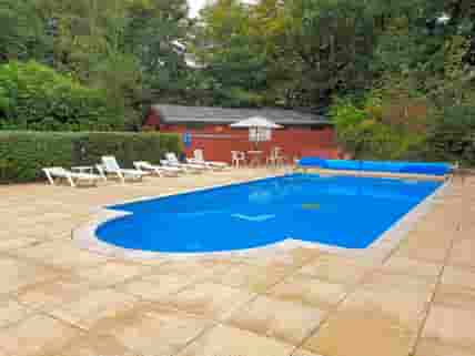 View of the outdoor swimming pool