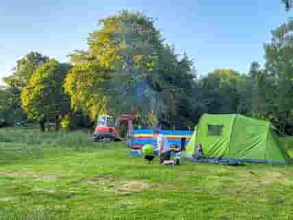 Visitor image of the spacious tent pitches