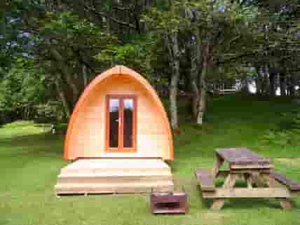 Our one and only cosy camping pod